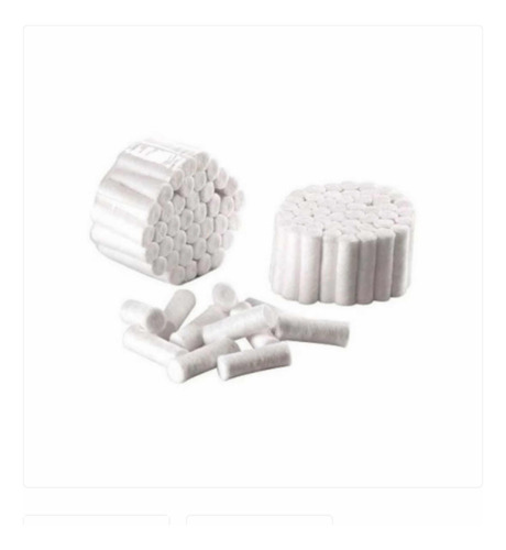 500 Rollos De Algodón Anelsam #1 Mediano No Estéril