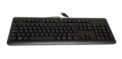 Teclado externo USB 2.0 para Desktop en Español, modelo HP KU-1156 Neg -  PCS FOR ALL SAS