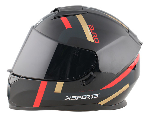 Casco Doble Visor X-sports M66 Sv Euro Certificado Dot Ntc