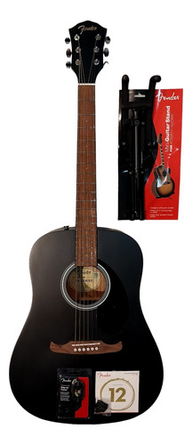Guitarra Acustica Fender Fa-125 Pack Bk Con Accesorios