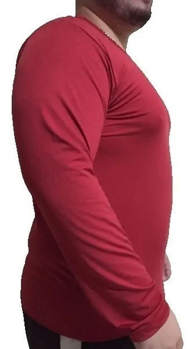 Camisa Blusa Térmica Plus Size Forrada C/ Proteção Uv  