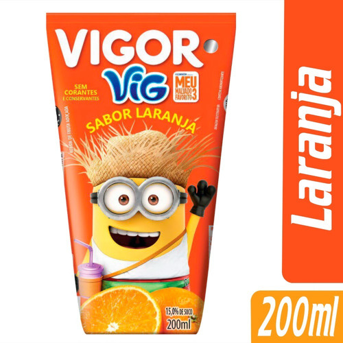 Suco De Laranja Vigor Minions 200ml