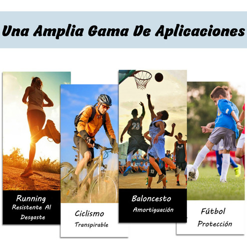 Calcetines Deportivo Bajos Absorbente Transpirable 5 Pares