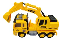 Comprar Juguete Vehículo De Construcción Camión Con Excavadora Emite Luces Y Sonido