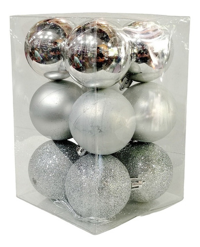 Adorno Navideño Premium Bolas De Navidad 6cm X12 Piezas/caja