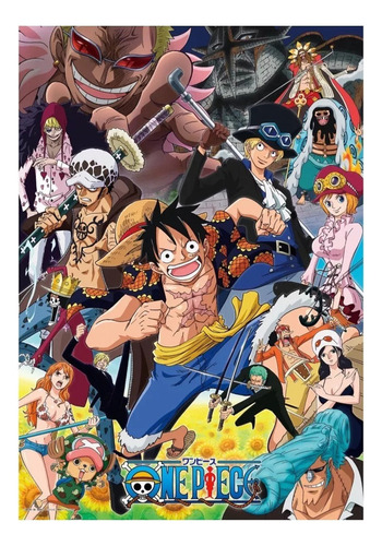 Kit De Pintura 5d Diy Diamante Bricolaje De One Piece Anime