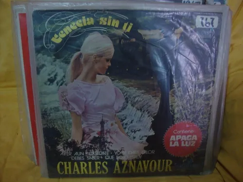 Vinilo Charles Aznavour Venecia Sin Ti M4 (Usado)