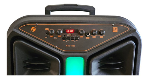Bafle Grande Amplificado De 15 Pulgadas Bluetooth, Usb (50w) Color Negro