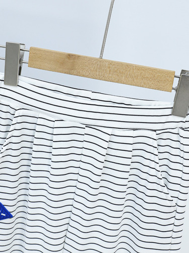 Conjunto De Camisetas Y Pantalones A Rayas De 2 Piezas Para