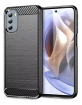 Comprar Funda Tpu Antigolpe Fiber Carbón Para Moto G52 \u002F G82