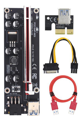 Conector De Cable Usb De Tarjeta Vertical Pci-e Ver009s Plus