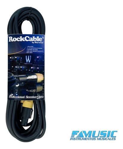 Imagen 3 de 11 de Cable P/bafle Parlante Warwick Rcl30515d8 Speakon 10m Sale%