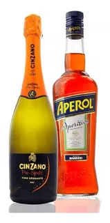 Kit Aperol - Aperol + Espumante Italiano Cinzano Pro-spritz