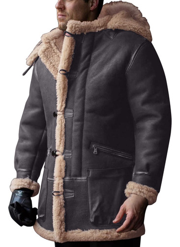 Abrigos H Para Hombre, Chaqueta Polar Elástica Lavada Para O