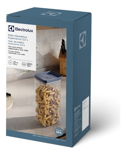 Pote Hermético Organizador Electrolux Modular 2,5l