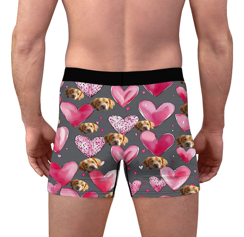 Cómodos Bóxers Estampados Para Hombre, Cierre Cómodo Y Trans