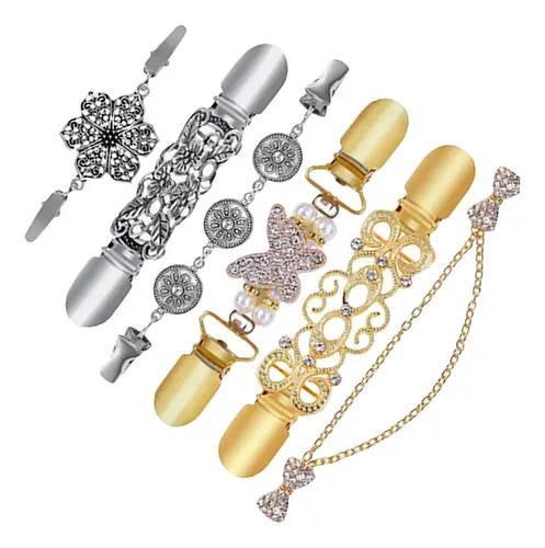Clips Para Ropa Con Forma De Mariposa, Cárdigan, Cuello, Vin