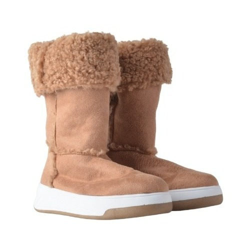 Botas De Corderito Abrigadas De Mujer Gamuza Kaila - Ferraro
