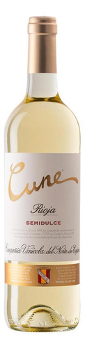 Caja De 12 Vino Blanco Cune Blanco Semidulce 750 Ml