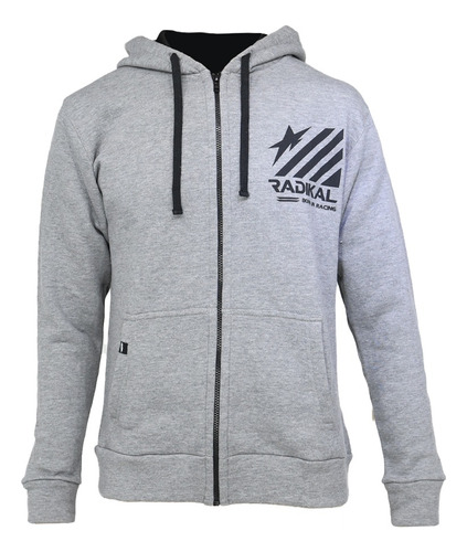 Campera Frisa Star Grey Radikal Racing