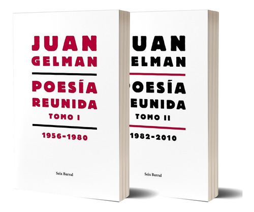 Pack Poesía Reunida Juan Gelman De Juan Gelman - Seix Barral