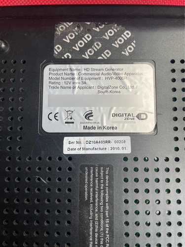 Hd Stream Generator Transmisor De Alta Resolución Funcional (Usado)