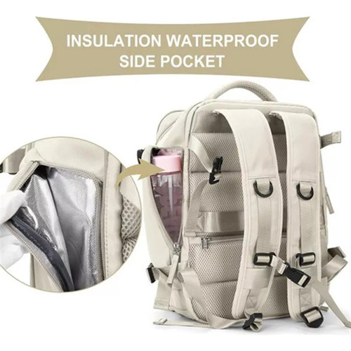 Mochila 30l Unisex-ligera Viaje Laptop Y Escolar Multiusos