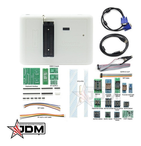Imagen 4 de 8 de Programador Eeprom Rt809h Nand Flash Con Accesorios Jdm