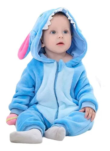 Disney Mameluco Stitch Polar Azul 84101