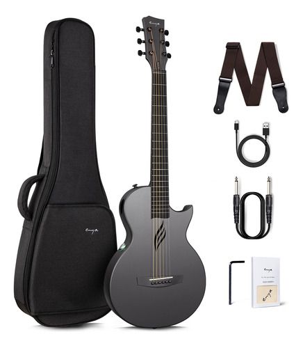 Guitarra Electrica Acustica De Fibra De Carbono Con Smart Ac