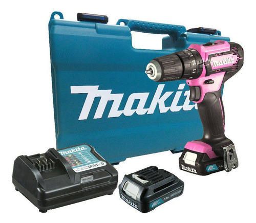 Parafusadeira/furadeira Rosa À Bateria 12v Makita Hp333dwyep