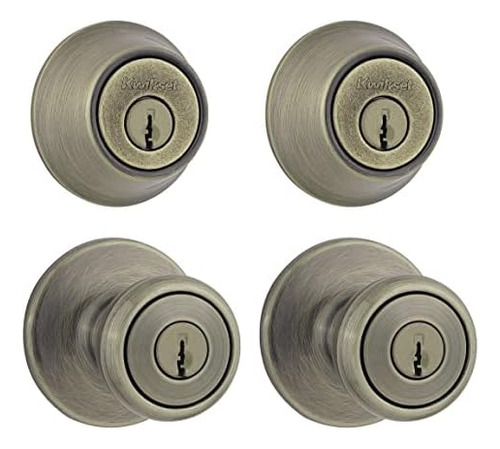 Kwikset 242 Paquete De Proyecto De Cerrojo De Seguridad Y Pe