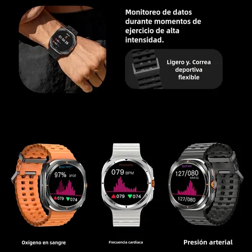 Reloj Smart Watch 7 Ultra 1.5 Bt Para Samsung Galaxy Amoled