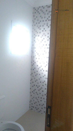 Apartamento Com 2 Dormitórios À Venda, 57 M² Por R$ 345.000 - Vila Pires - Santo André/sp - Ap1205