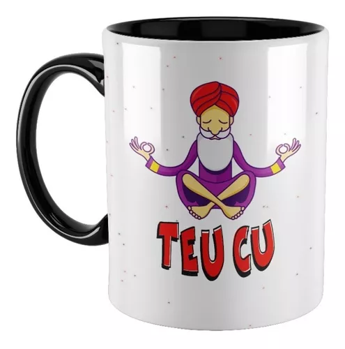 Caneca Teu Cu Meme Divertida e Engraçada