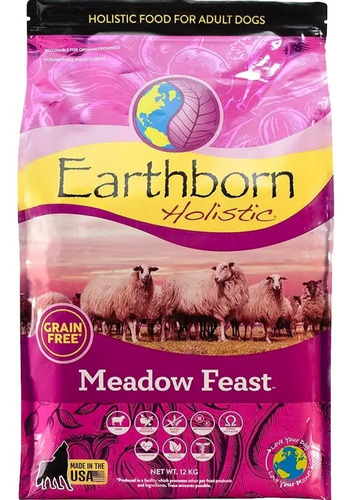 Earthborn Meadow Feast With Lamb Meal Grain Free 12 Kg