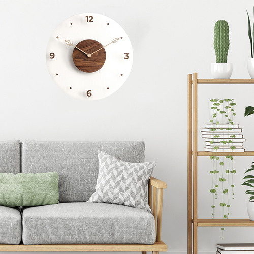 Reloj De Pared Redondo De Madera, Reloj De Pared, Moderno,