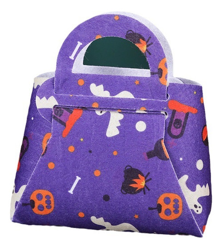 10 Bolsas No Tejidas For Dulces De Halloween.