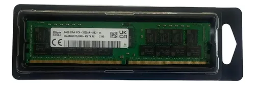 Memória Skhynix 64gb Ddr4-3200aa Rdimm Hmaa8gr7cjr4n-xn