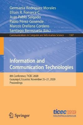 Libro Information And Communication Technologies : 8th Co...