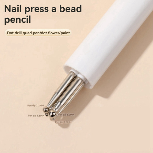 Rotulador De Uñas 4 En 1 Con Punta De Taladro Para Uñas, Her