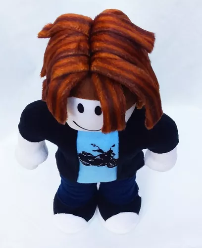 Boneco Roblox Bacon Hair - Pelúcia 30cm