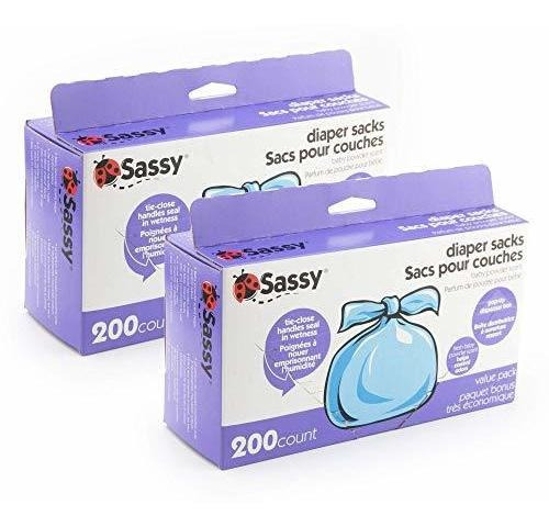 Sacos De Pañales Desechables Sassy, 200 Unidades (paquete De
