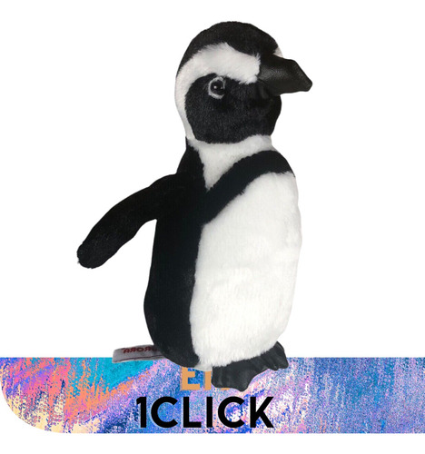 Peluche Aurora Mini Flopsie Pinguino Africano Pinguinito Ave Blanco