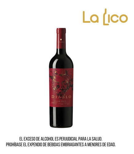 Vino Diablo Dark Red 750 Ml - mL a $146