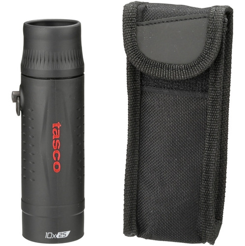 Imagen 3 de 5 de Monocular Tasco Essentials 10x25 Roof Mc Negro Y Camuflaje