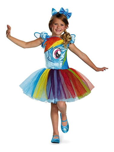 Mi Pequeño Pony Rainbow Dash De Hasbro Tutu Prestige Niñas D