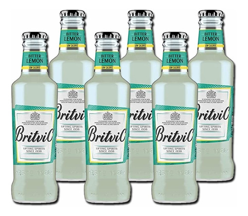 Britvic Bitter Lemon 200ml X6