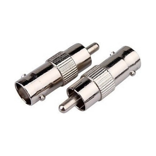 Pack 20u Conector Bnc Hembra A Rca Macho Bnch-rcam-x20