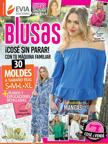 Pack 17 Costura 10 Revistas moldes A Tamaño Real